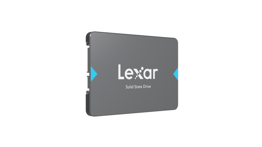 Lexar NQ100 480GB SATA SSD | 2.5-inch SATA III 6Gb/s | Up to 550 MB/s Read | 168 TBW · 0.32 DWPD | 3-Year Warranty