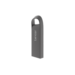 Lexar JumpDrive E21 USB Flash Drive | 8GB | USB 2.0 · USB-A | Metal Body 39.3 × 12.1 × 4.6 mm · 4.4 g | 256-bit AES Encryption | 2-Year Warranty | Titanium