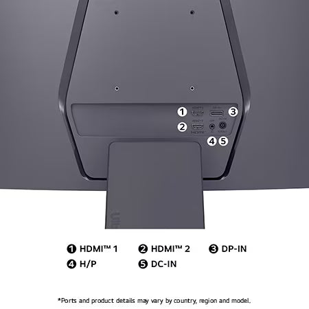 LG UltraGear 32GS60QC-B | 32" QHD 1000R Curved Gaming Monitor | 180Hz | 1ms | HDR10