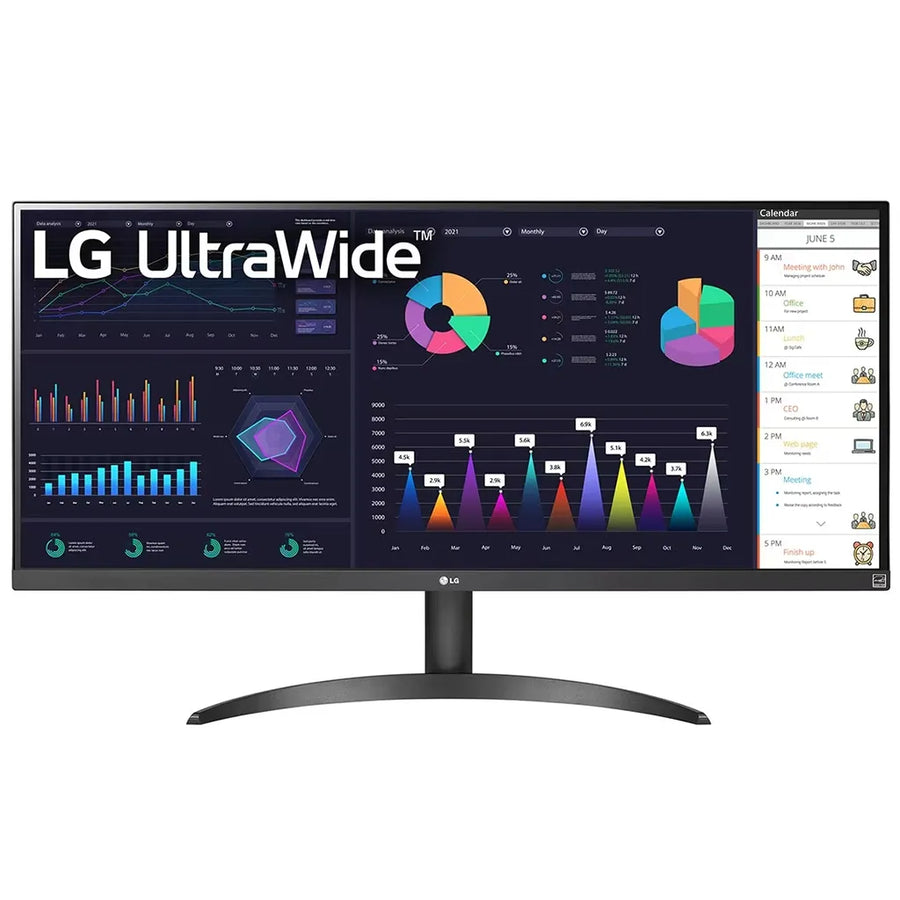 LG UltraWide 34WQ500-B | 34" UW-FHD IPS Monitor | 100Hz | 5ms | HDR400 | FreeSync