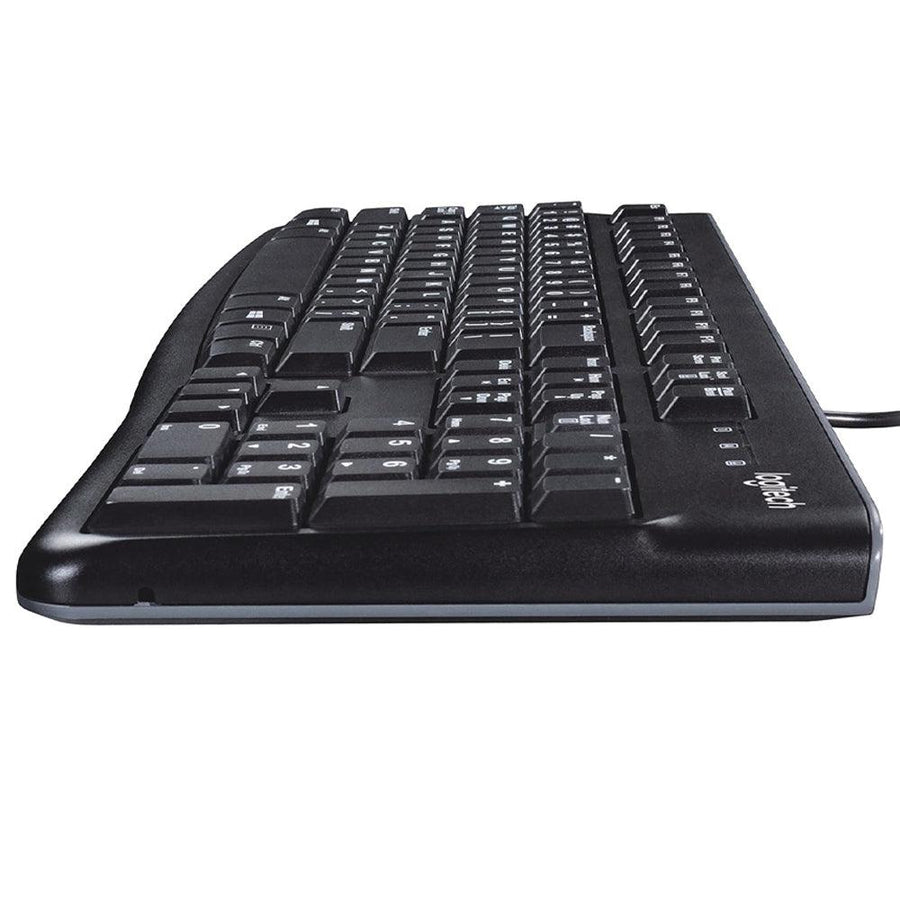 Logitech K120 Wired USB Keyboard | Full-Size · Number Pad | Spill-Resistant up to 60 ml · Adjustable Tilt Legs | 450 × 1