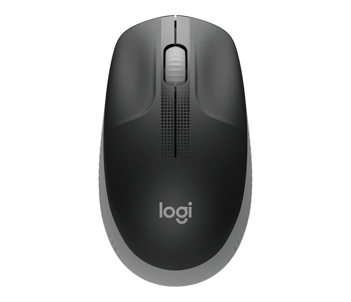 Logitech M190 Full-Size Wireless Mouse | 2.4 GHz USB Receiver · 1000 DPI | 18-Month Battery Life | 90 g | Mid Grey