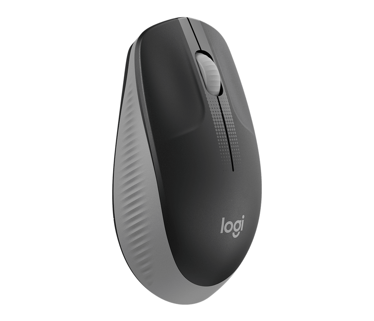 Logitech M190 Full-Size Wireless Mouse | 2.4 GHz USB Receiver · 1000 DPI | 18-Month Battery Life | 90 g | Mid Grey