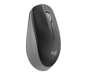 Logitech M190 Full-Size Wireless Mouse | 2.4 GHz USB Receiver · 1000 DPI | 18-Month Battery Life | 90 g | Mid Grey
