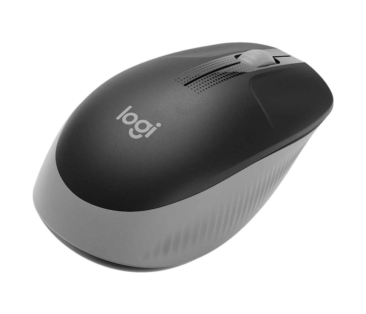 Logitech M190 Full-Size Wireless Mouse | 2.4 GHz USB Receiver · 1000 DPI | 18-Month Battery Life | 90 g | Mid Grey