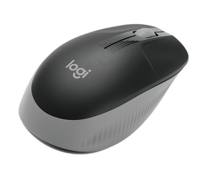 Logitech M190 Full-Size Wireless Mouse | 2.4 GHz USB Receiver · 1000 DPI | 18-Month Battery Life | 90 g | Mid Grey