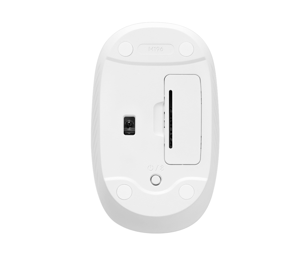 Logitech M196 Bluetooth Wireless Mouse | Bluetooth LE 5.0 · 1000 DPI | 3 Buttons · Quiet Clicks | 12-Month Battery · 76 g | Off-White