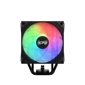 XPG Maestro Plus 42SA CPU Air Cooler | 220W TDP · 4 Direct-Touch Heatpipes | 120mm ARGB FDB Fan · 800-1800 RPM · 70.81 CFM · 21.44 dBA | Digital Status Panel | LGA 1851/1700/1200/115x · AM5/AM4/AM3 | Black