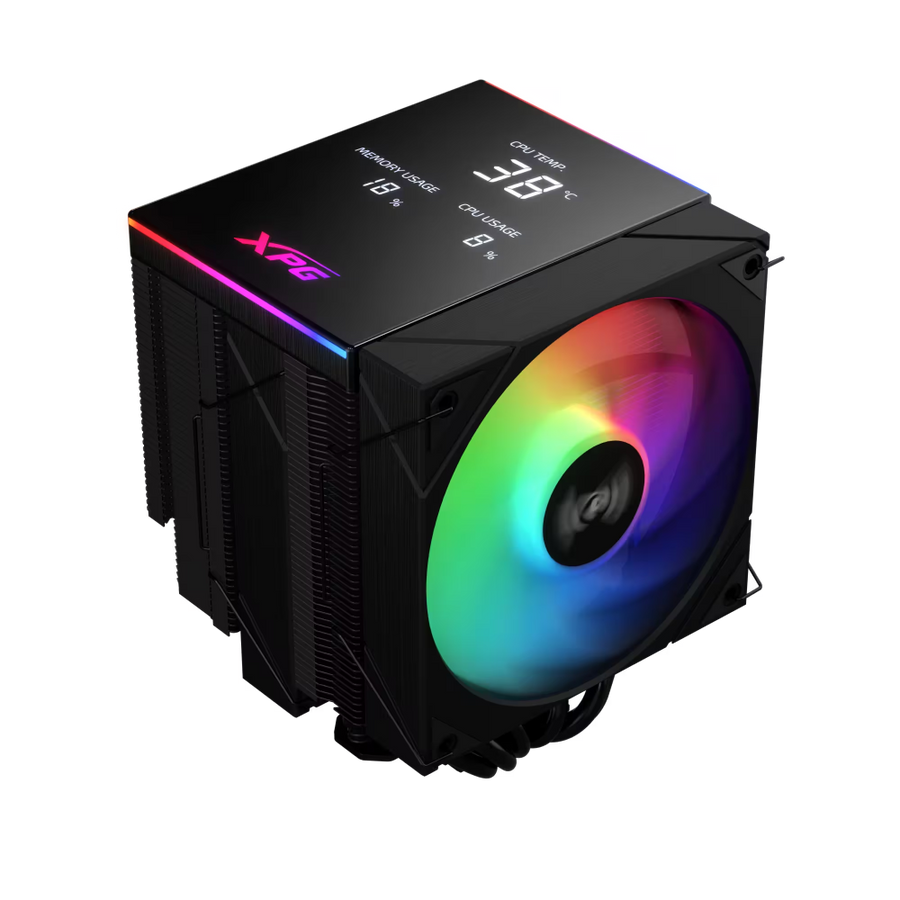 XPG Maestro Plus 62DA Dual-Tower CPU Air Cooler | 250W TDP · 6 Heatpipes | 120mm ARGB FDB Fan · 800-1800 RPM · 70.81 CFM