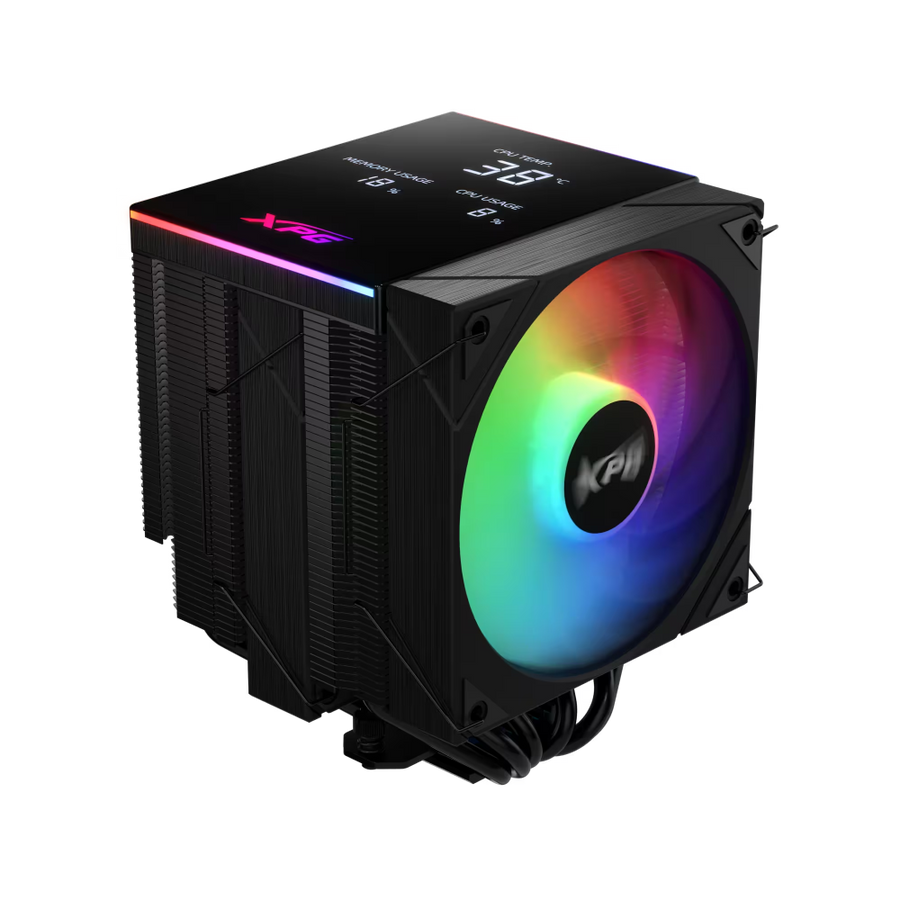 XPG Maestro Plus 62DA Dual-Tower CPU Air Cooler | 250W TDP · 6 Heatpipes | 120mm ARGB FDB Fan · 800-1800 RPM · 70.81 CFM
