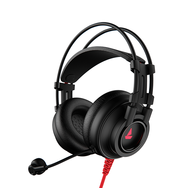 boAt Immortal 200 (IM-200) USB Gaming Headset | 7.1 Channel Virtual Surround | 50mm Drivers · 32Ω · 100dB | ENx Uni-Dire