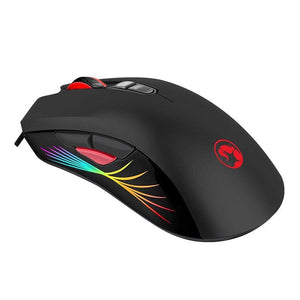 MARVO M519 RGB Gaming Mouse | Wired USB 2.0 · Up to 12000 DPI | 8 Programmable Buttons | 1000 Hz Polling · 5M Click Switches | Black