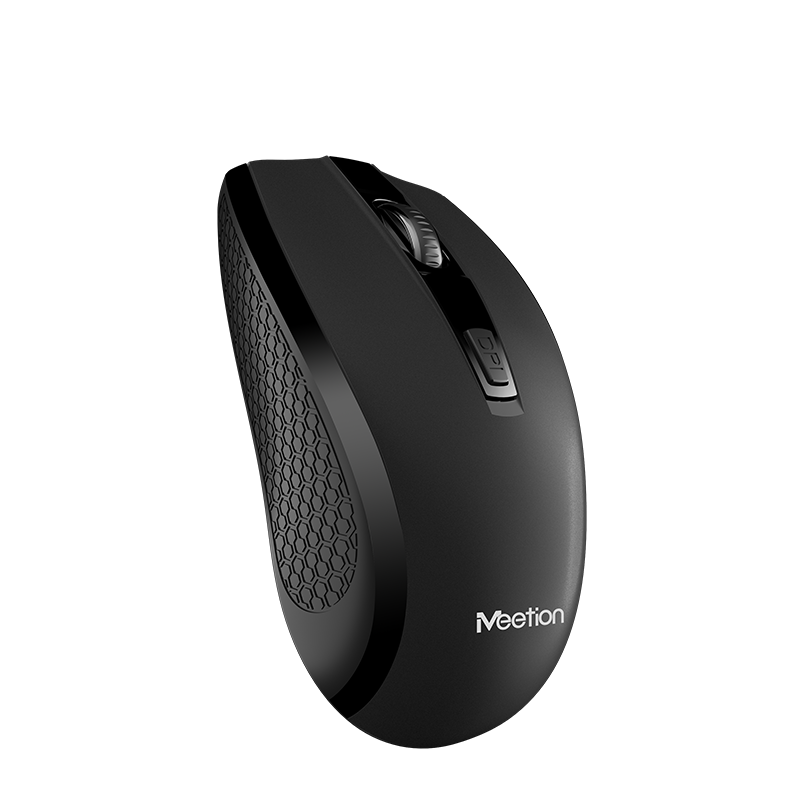 Meetion R560 Wireless Optical Mouse | 2.4GHz USB Nano Receiver | 800·1200·1600 DPI | 4 Buttons | 10m Range | 60g