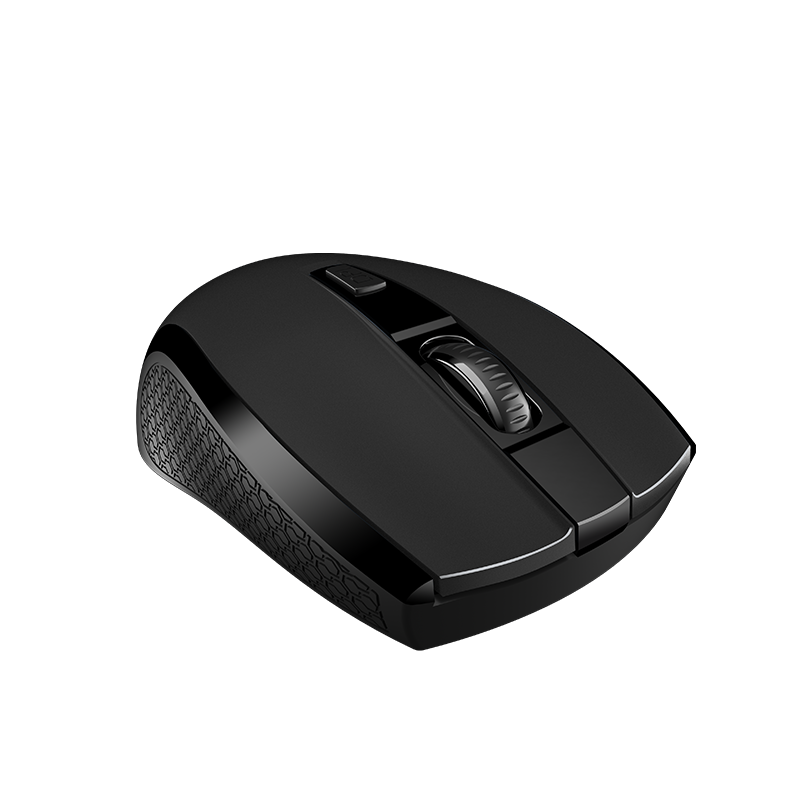 Meetion R560 Wireless Optical Mouse | 2.4GHz USB Nano Receiver | 800·1200·1600 DPI | 4 Buttons | 10m Range | 60g