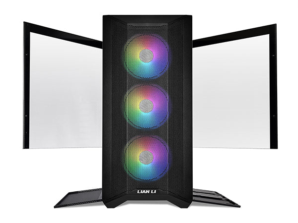 Lian Li LANCOOL II MESH RGB Mid-Tower PC Case | E-ATX · ATX · Micro-ATX · Mini-ITX | 3 × 120mm ARGB Fans | 360mm Radiato