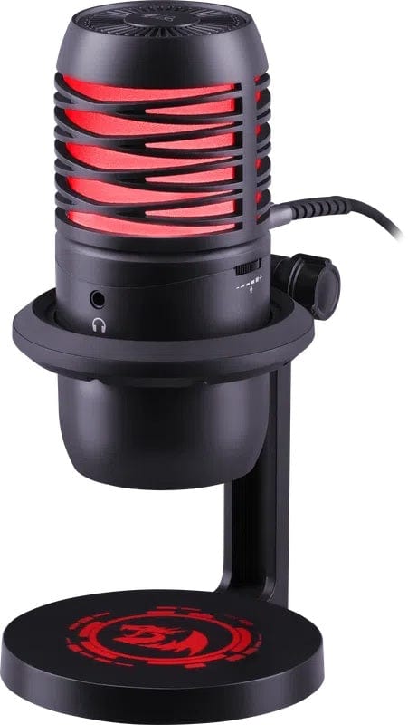 Redragon GM211 Nebula USB Gaming Microphone | Cardioid Condenser | USB Plug & Play · Driver-Free | RGB Lighting · Mute B