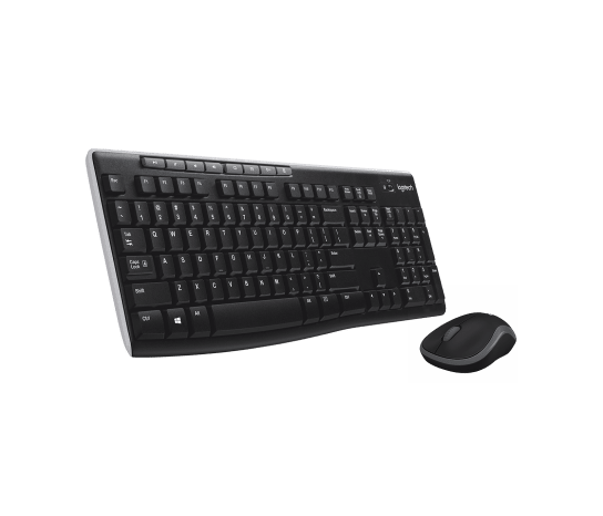 Logitech MK270 Wireless Keyboard and Mouse Combo | 2.4GHz Wireless · 10 m Range | 36-Month Keyboard · 12-Month Mouse Bat