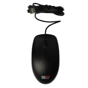 2B MO663 Business Series Wired Mouse | USB Wired · 2m Cable | 800 · 1200 · 1600 DPI | BlueTrack Sensor · 3,000,000-Click Switches | Black