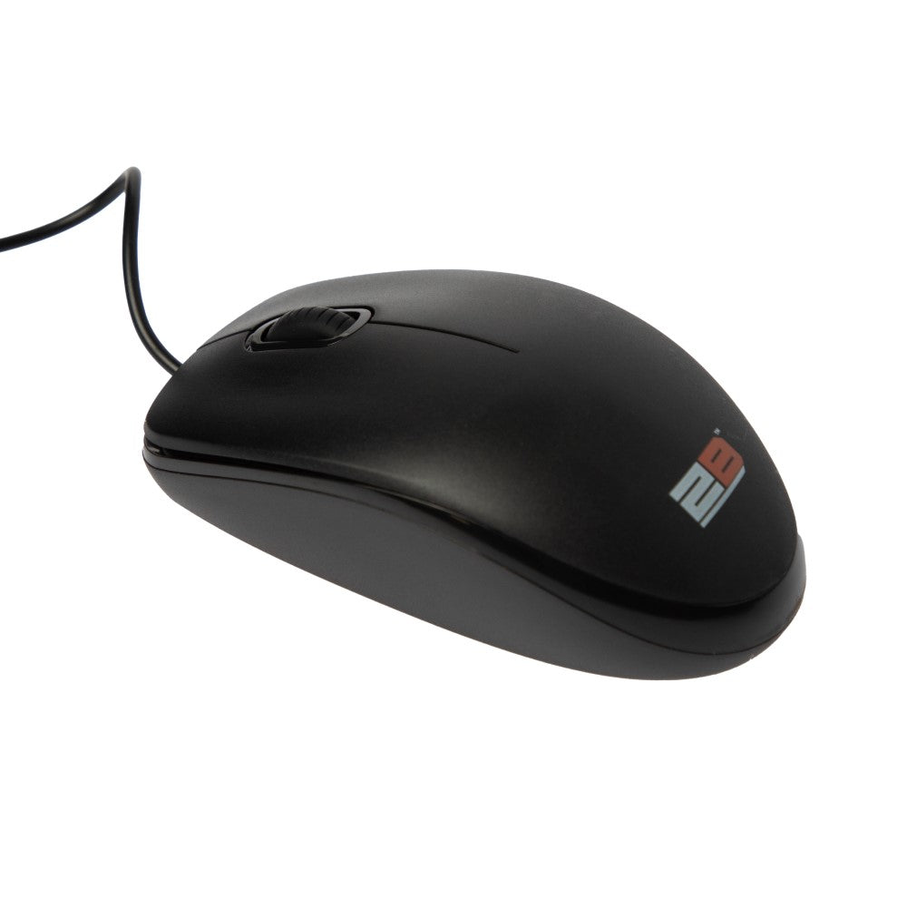 2B MO663 Business Series Wired Mouse | USB Wired · 2m Cable | 800 · 1200 · 1600 DPI | BlueTrack Sensor · 3,000,000-Click Switches | Black