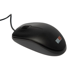 2B MO663 Business Series Wired Mouse | USB Wired · 2m Cable | 800 · 1200 · 1600 DPI | BlueTrack Sensor · 3,000,000-Click Switches | Black