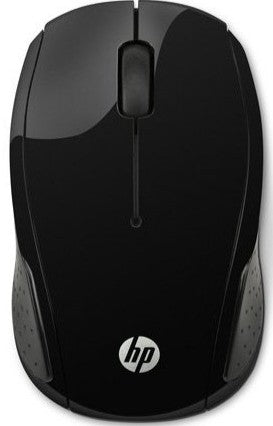 HP 200 X6W31AA Wireless Mouse | 2.4GHz Wireless Connection | 1000 DPI Optical Sensor | 78 g · 2 × AAA Batteries Included | Black