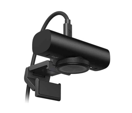 Logitech MX Brio Ultra HD 4K Webcam | 4K 30fps · 1080p 60fps | Dual Beamforming Noise-Reducing Mics | 4x Digital Zoom | 
