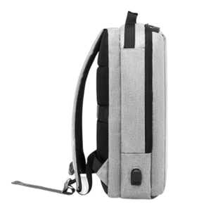 Cougar 8008 Laptop Backpack | Fits Laptops up to 15.6-inch | Water-Resistant | USB Charging Port | Top · Side Carry Handles | Grey