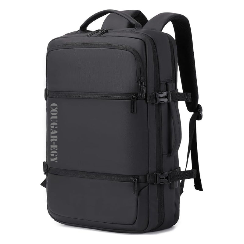 Cougar 8080 Laptop Backpack | Fits laptops up to 15.6" | Water-resistant | USB charging port | Multiple pockets | Black