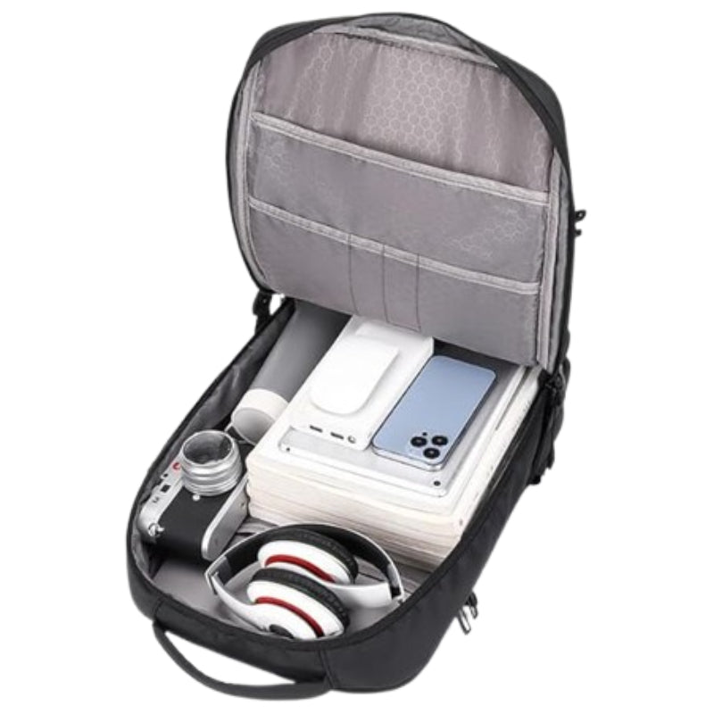 Cougar 8080 Laptop Backpack | Fits laptops up to 15.6" | Water-resistant | USB charging port | Multiple pockets | Black