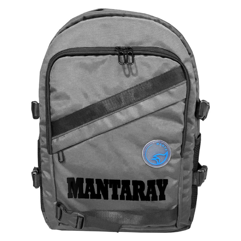 Mantaray MAGNUM Laptop Backpack | Fits Laptops up to 15.6-inch | Padded Laptop Compartment · Shockproof Bubble Lining | Water-Resistant Finish · Two Side Pockets | Gray