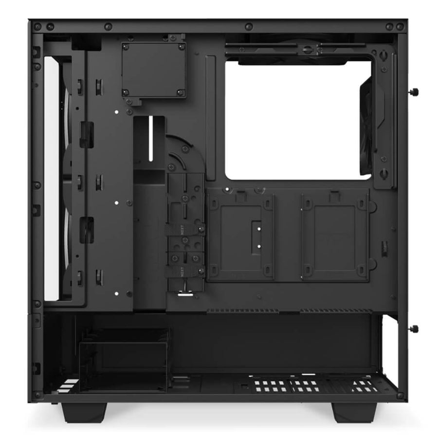 NZXT H510 Elite CA-H510E-B1 Mid-Tower ATX PC Case | Dual Tempered Glass | 2× Aer RGB 2 140mm + 1× Aer F 120mm Fans | USB