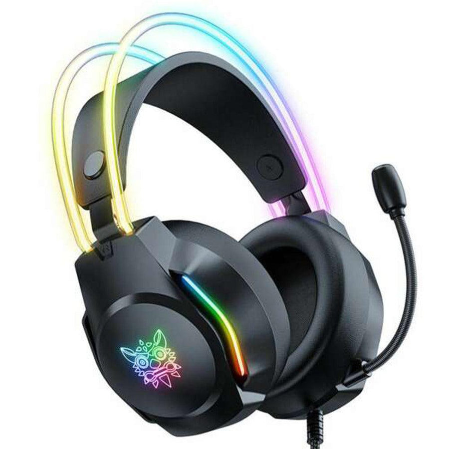 ONIKUMA X26 RGB Gaming Headset | 50mm Drivers | 102±3dB · 20Hz-20kHz | USB + 3.5mm | Omnidirectional Noise-Reduction Mic