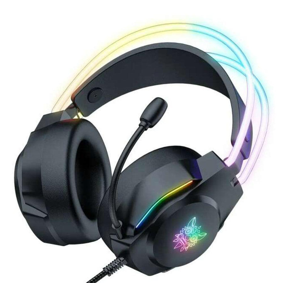 ONIKUMA X26 RGB Gaming Headset | 50mm Drivers | 102±3dB · 20Hz-20kHz | USB + 3.5mm | Omnidirectional Noise-Reduction Mic