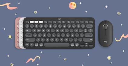 Logitech Pebble 2 Combo Wireless Keyboard and Mouse | Pebble Keys 2 K380s | Bluetooth · Logi Bolt USB Receiver | Easy-Sw