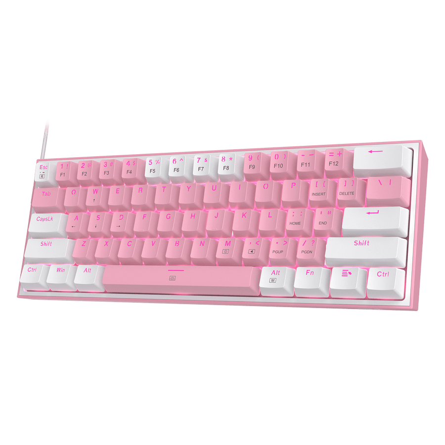 Redragon K617 Fizz - White / Pink