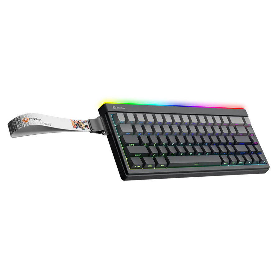 Meetion VibeKey B68 Tri-Mode Gaming Keyboard | 68 Keys · Membrane | USB + 2.4GHz + Bluetooth | RGB Backlight · ABS Doubl