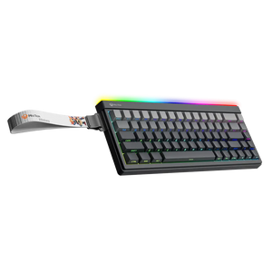 Meetion VibeKey B68 Tri-Mode Gaming Keyboard | 68 Keys · Membrane | USB + 2.4GHz + Bluetooth | RGB Backlight · ABS Double-Shot Keycaps | 4000mAh · 22h Battery | Black