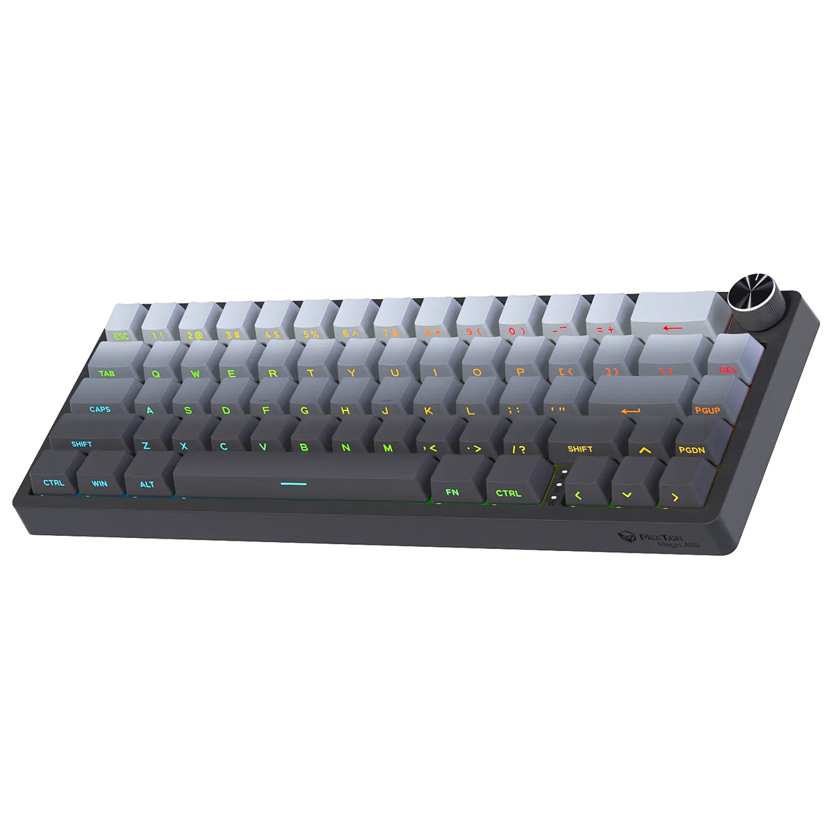 Meetion Magic A68 Magnetic Switch Mechanical Keyboard | 65% · 66 Keys | Hot-Swappable · Gasket Mount | 8K Polling · Adjustable Actuation | RGB 16.8M · 18 Modes | Detachable Type-C
