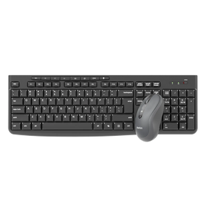 Meetion CW295 Silent Wireless Keyboard and Mouse Combo | 2.4GHz · 10 m Range | 112-Key Keyboard · 4-Button Mouse | 800–3200 DPI | ~800 h Keyboard · ~250 h Mouse Battery | Black