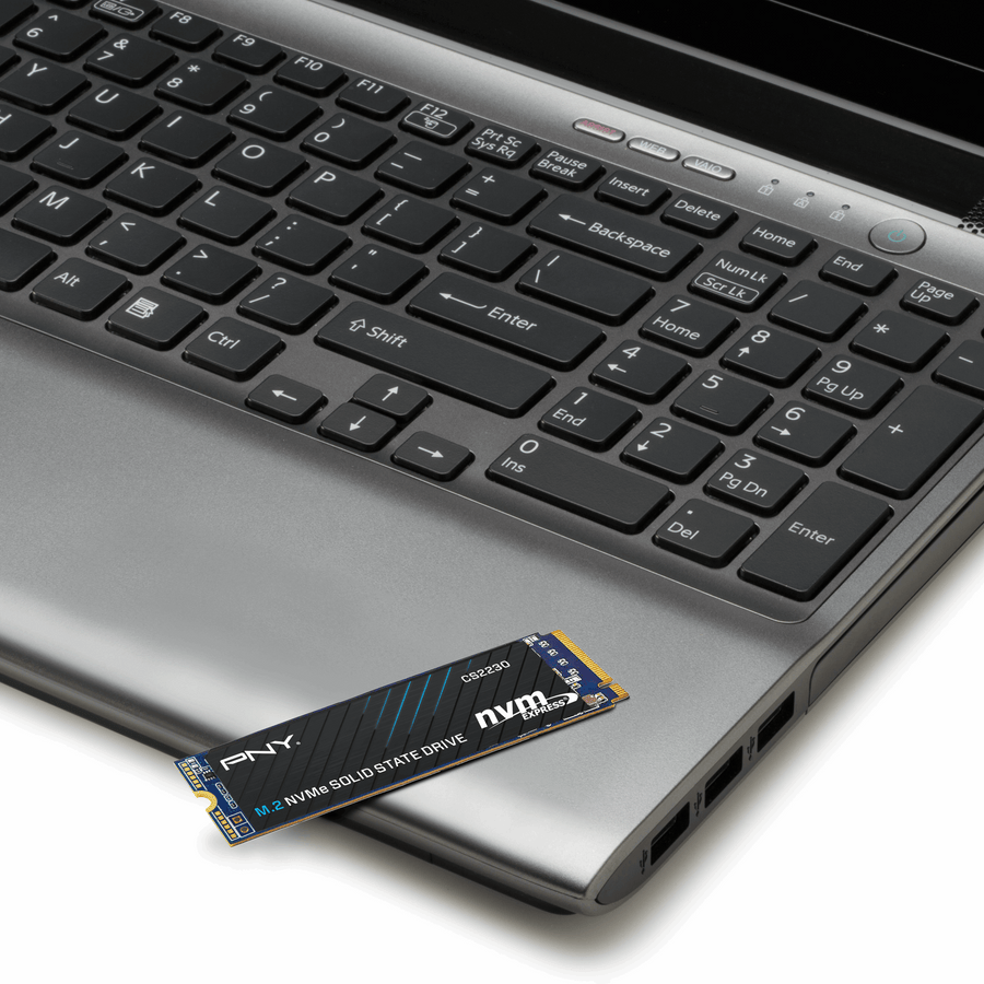 PNY CS2230 500GB M.2 2280 NVMe SSD | PCIe Gen3 x4 | 3300/2500 MB/s | 3D NAND · 1,000,000 h MTBF | 5-Year Limited Warrant