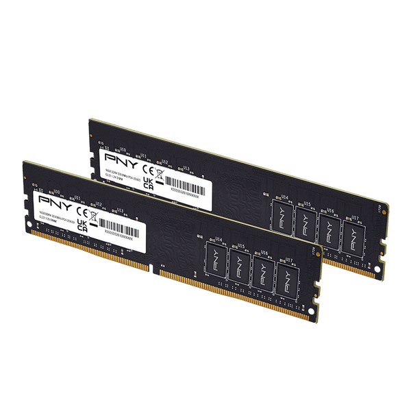 PNY Performance MD16GSD43200-TB 16GB (1 x 16GB) DDR4 Desktop Memory Module | DDR4-3200 MHz · PC4-25600 | CL22 · 1.2V | N