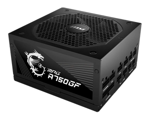 MSI MPG A750GF Gaming Power Supply 750W Black | No Box | 80+ Gold | Fully Modular | 140mm FDB Fan | 100% Japanese 105°C Capacitors | LLC Half-Bridge + DC-DC | 3x PCIe 6+2-Pin | ATX Form Factor | NVIDIA RTX 30/20 + AMD Ready | No Box