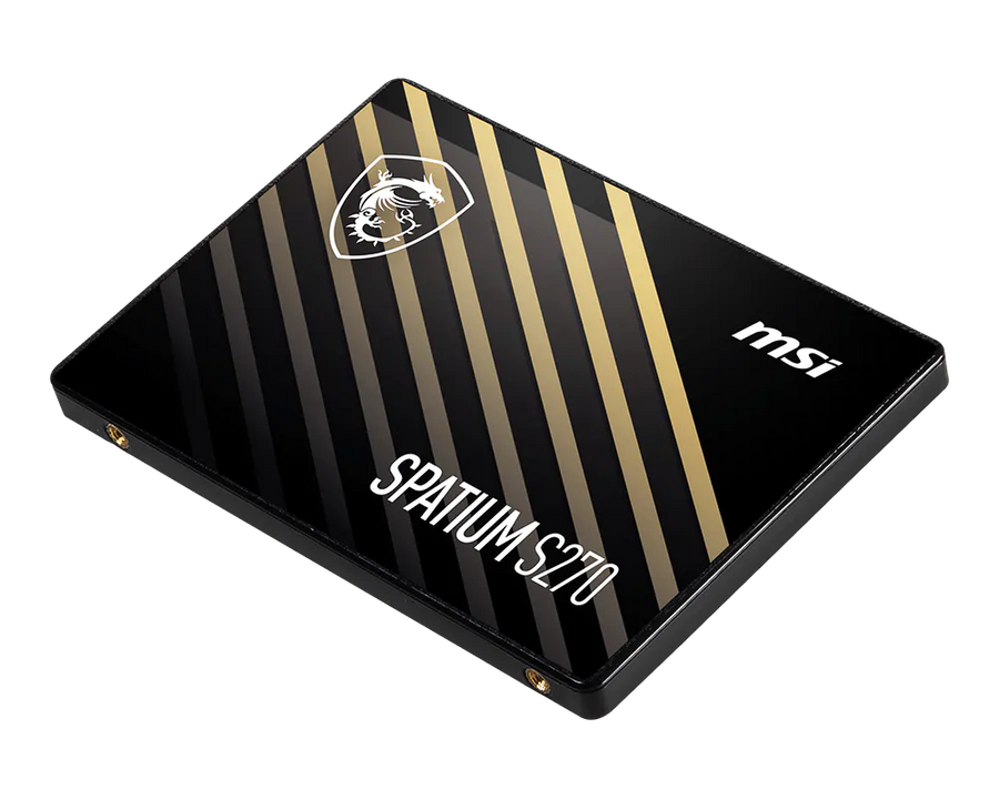 MSI SPATIUM S270 240GB 2.5" Internal SSD | SATA III 6Gb/s · 500/400 MB/s | 3D NAND · Phison S11 | 110 TBW · 5-Year Warra