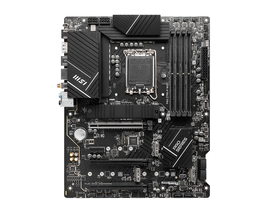MSI PRO Z790-P WIFI Motherboard | Intel Z790 · LGA 1700 | 4× DDR5 up to 256GB · 7000+ MHz OC | PCIe 5.0 x16 · 4× M.2 PCI
