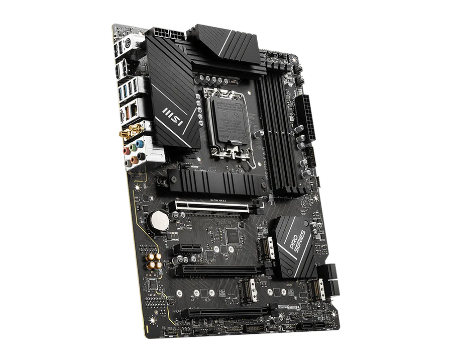 MSI PRO Z790-P WIFI Motherboard | Intel Z790 · LGA 1700 | 4× DDR5 up to 256GB · 7000+ MHz OC | PCIe 5.0 x16 · 4× M.2 PCI