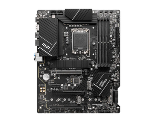 MSI PRO Z790-P | Intel LGA 1700 ATX Motherboard | DDR5 7000+ | PCIe 5.0 | M.2 Shield Frozr | 2.5G LAN | USB 3.2 Gen 2x2 | For Intel 12th/13th/14th Gen | Pro Series