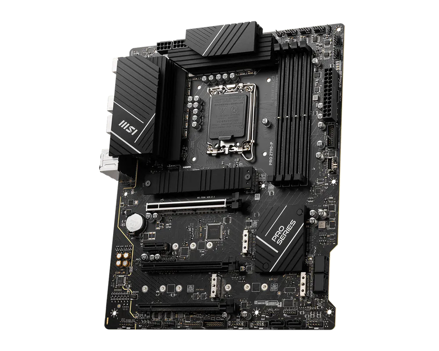 MSI PRO Z790-P | Intel LGA 1700 ATX Motherboard | DDR5 7000+ | PCIe 5.0 | M.2 Shield Frozr | 2.5G LAN | USB 3.2 Gen 2x2 | For Intel 12th/13th/14th Gen | Pro Series