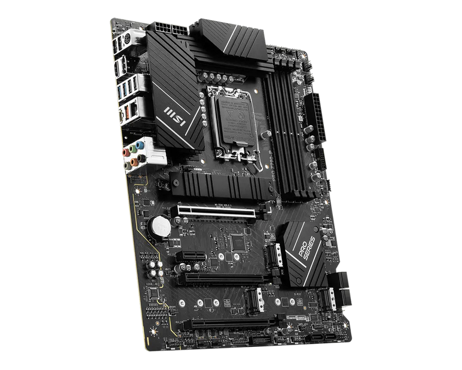 MSI PRO Z790-P | Intel LGA 1700 ATX Motherboard | DDR5 7000+ | PCIe 5.0 | M.2 Shield Frozr | 2.5G LAN | USB 3.2 Gen 2x2 | For Intel 12th/13th/14th Gen | Pro Series