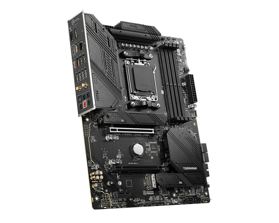 MSI MAG B650 Tomahawk WiFi | AMD AM5 ATX Motherboard | DDR5 7600+ | PCIe 4.0 | 3× M.2 | WiFi 6E | USB 3.2 Gen 2x2 | For Ryzen 7000/8000/9000