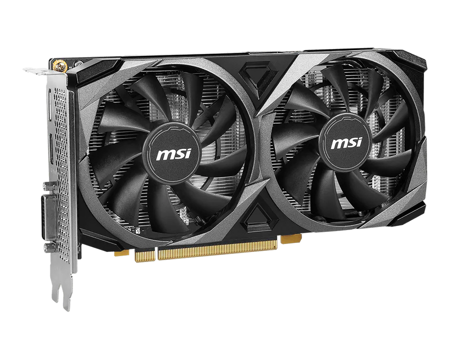 MSI GeForce RTX 3050 VENTUS 2X XS 8G OC Graphics Card | 8GB GDDR6 · 128-bit · 14 Gbps | 2560 CUDA Cores · 1807 MHz Boost
